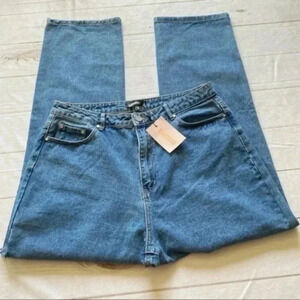 Missguided NWT Light Blue High Rise Boyfriend Jean 12R